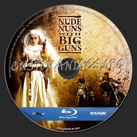 Nude Nuns with Big Guns blu-ray label