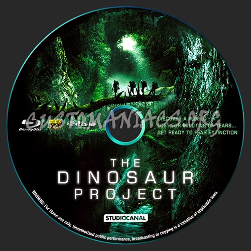 The Dinosaur Project blu-ray label