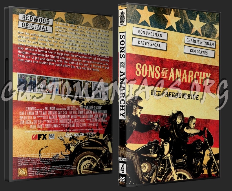 Sons of Anarchy Season 4 dvd cover