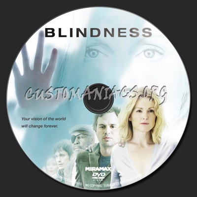 Blindness dvd label