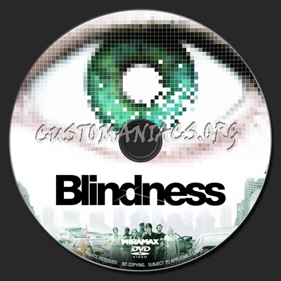 Blindness dvd label