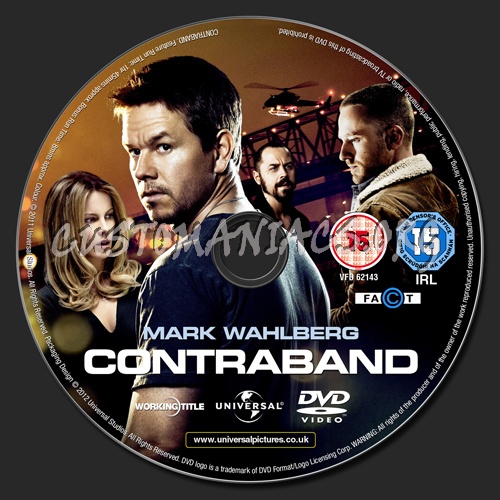 Contraband dvd label