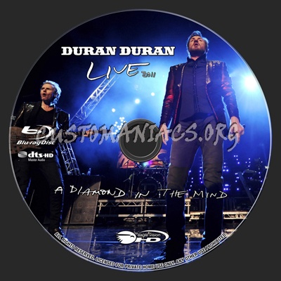 Duran Duran: A Diamond In the Mind (2011) blu-ray label