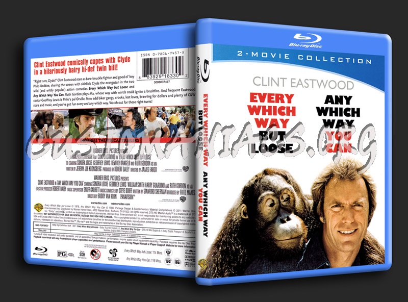 Every Which Way But Loose/Any Which Way You Can blu-ray cover - DVD ...