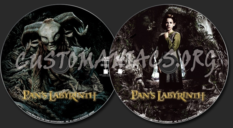 Pan's Labyrinth dvd label