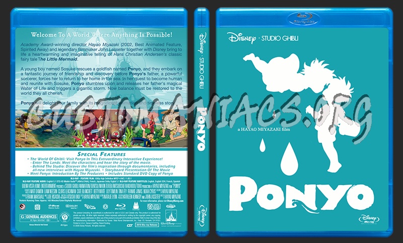 Ponyo blu-ray cover