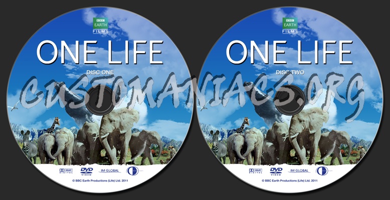 One Life dvd label