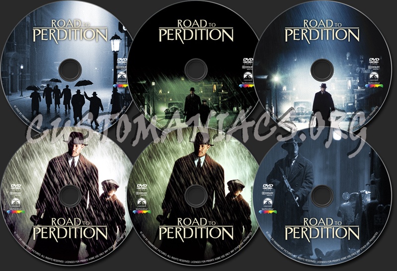 Road to Perdition dvd label