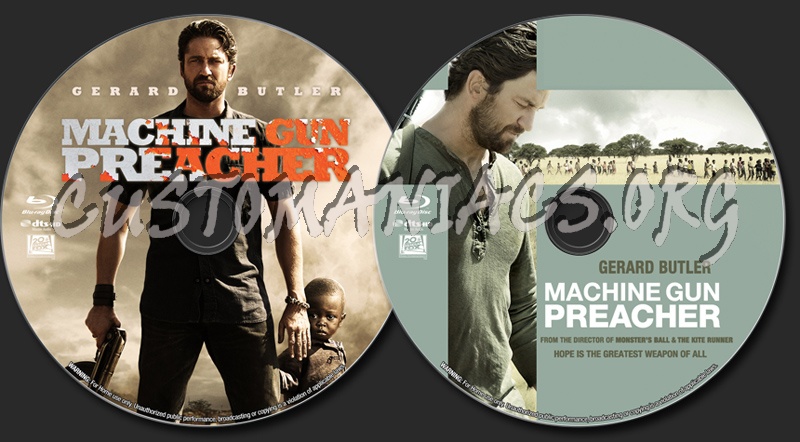 Machine Gun Preacher blu-ray label