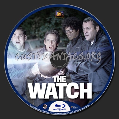 The Watch blu-ray label