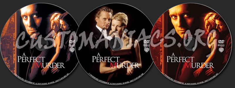 A Perfect Murder dvd label