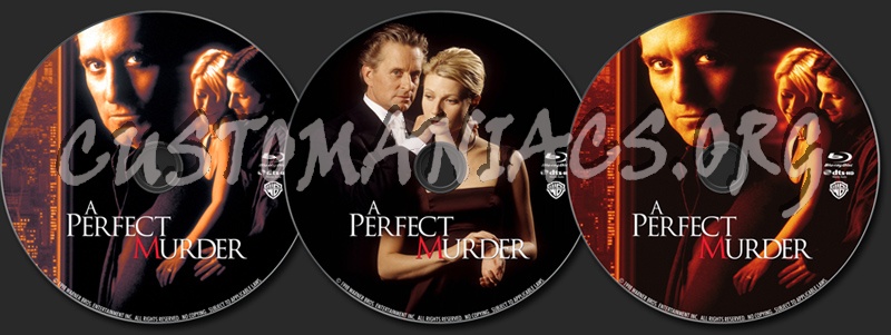 A Perfect Murder blu-ray label