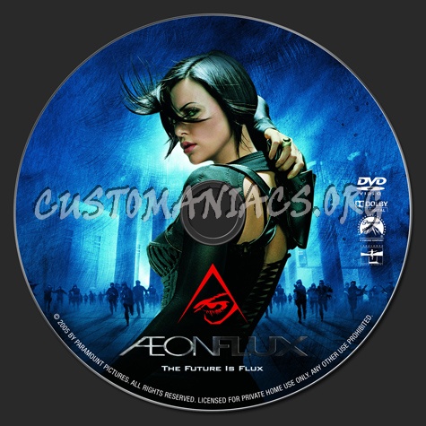 Aeon Flux dvd label