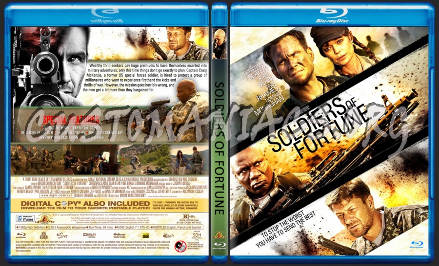 Soldiers of Fortune blu-ray cover