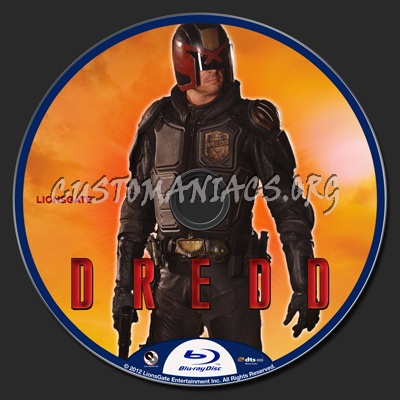 Dredd blu-ray label