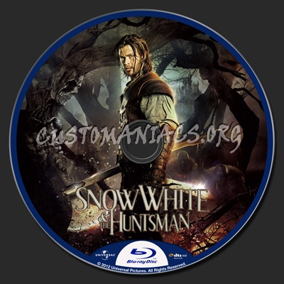 Snow White & the Huntsman blu-ray label