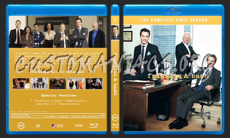 Franklin & Bash Season One blu-ray cover