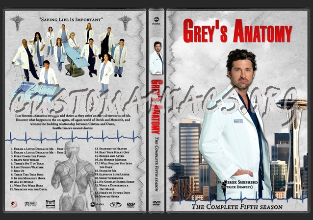 Grey's Anatomy dvd cover