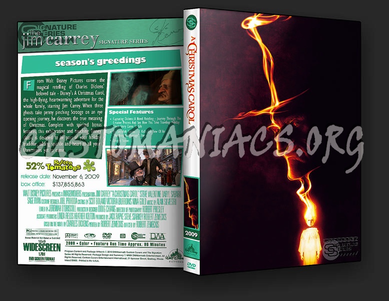 A Christmas Carol dvd cover