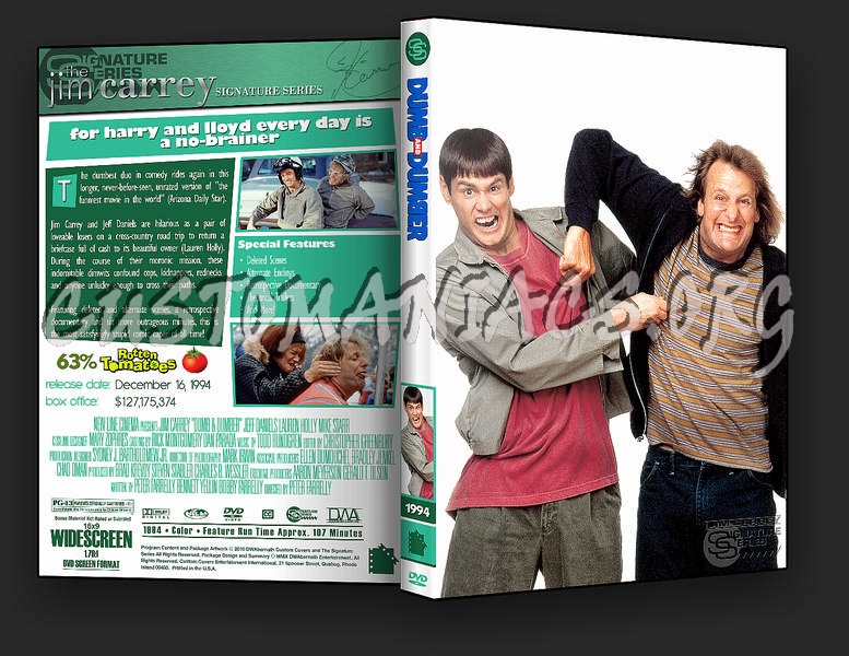 Dumb and Dumber dvd cover