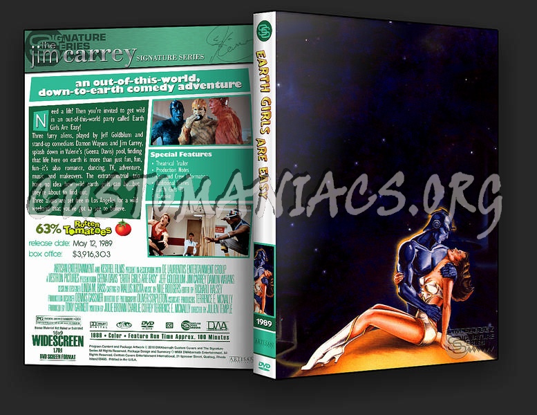 Earth Girls Are Easy dvd cover