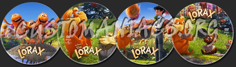 The Lorax dvd label