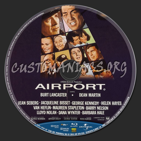 Airport (1970) blu-ray label