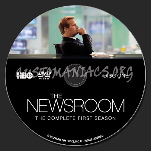 The Newsroom Season 1 dvd label