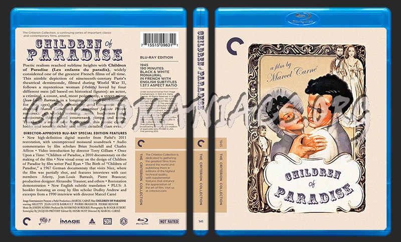 141 - Children of Paradise blu-ray cover
