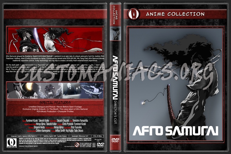 Anime Collection Afro Samurai Director's Cut dvd cover