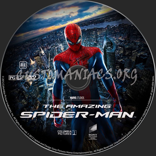 The Amazing Spider-Man dvd label