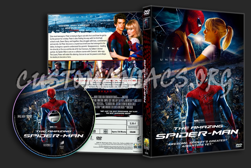 The Amazing Spider-Man dvd cover