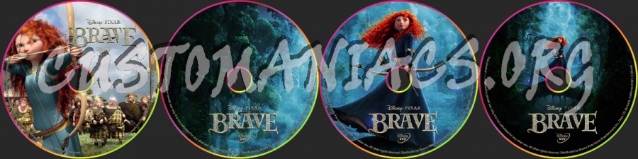 Brave dvd label