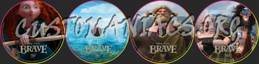 Brave dvd label