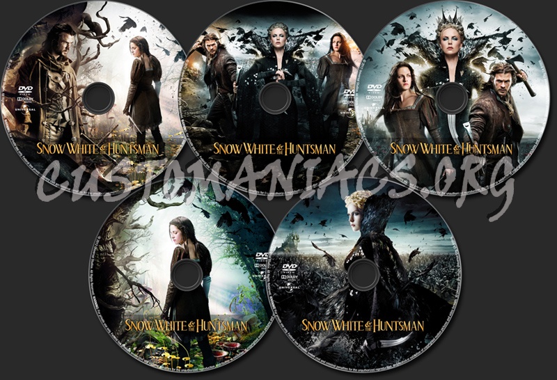 Snow White & the Huntsman dvd label