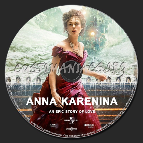 Anna Karenina dvd label