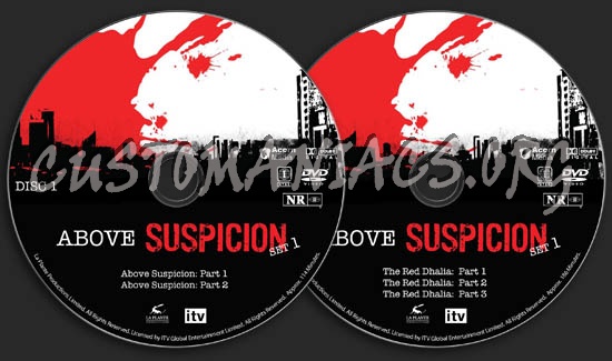 Above Suspicion - Set 1 dvd label