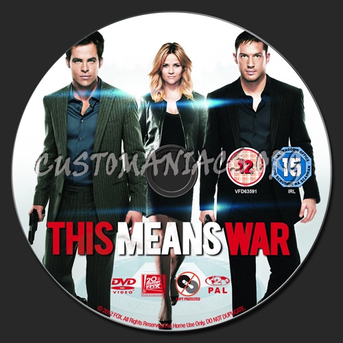 This Means War dvd label