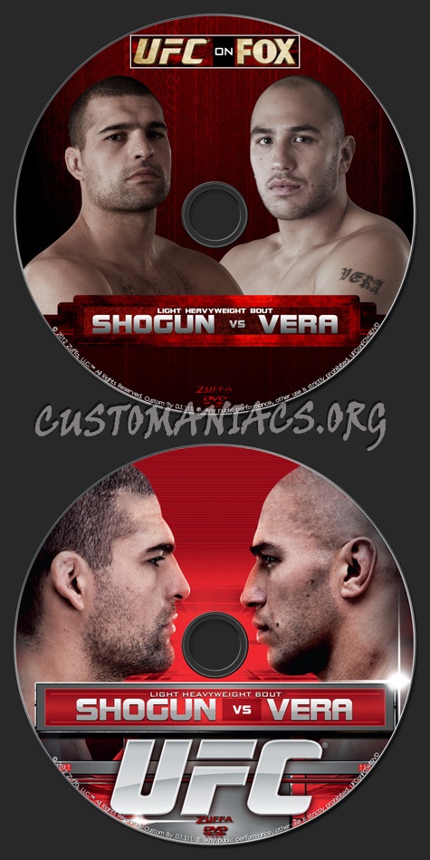 UFC on FOX 4 Shogun vs Vera dvd label