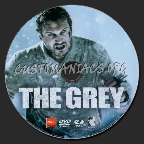 The Grey dvd label