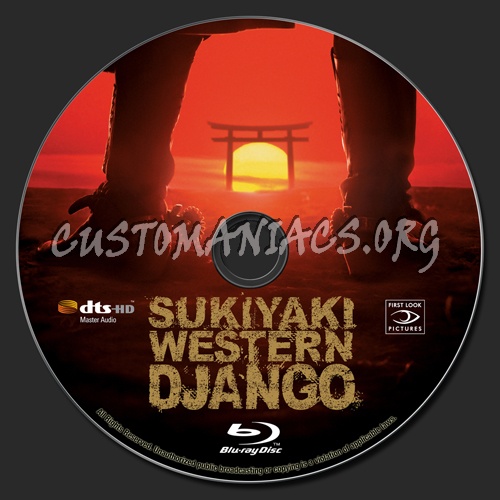 Sukiyaki Western Django blu-ray label