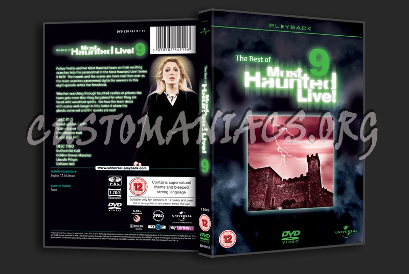 Most Haunted Live 9 dvd cover