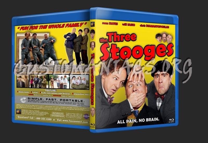 The Three Stooges blu-ray cover