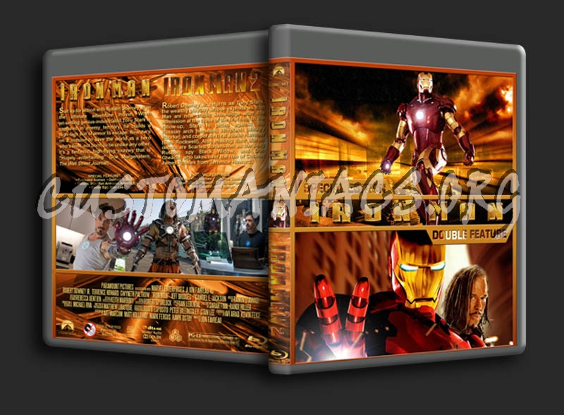 Iron Man Double Feature dvd cover