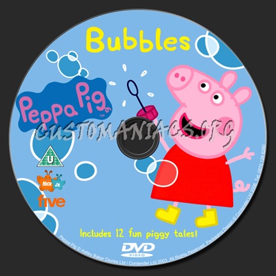 Peppa Pig Bubbles dvd label