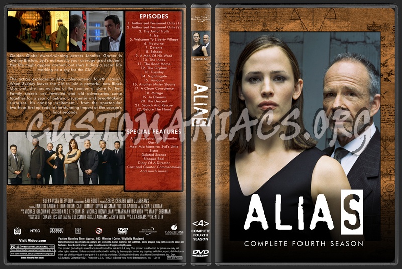 Alias Complete Series dvd cover