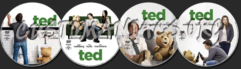 Ted dvd label