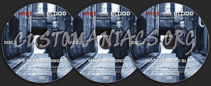 Wire in the Blood: Season 1 dvd label