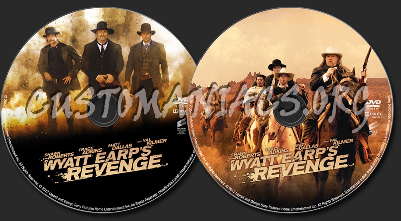 Wyatt Earps Revenge dvd label