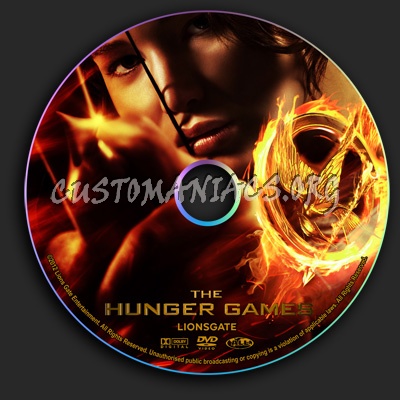 The Hunger Games dvd label